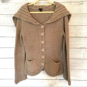 H&M Chunky Knit Sweater Cardigan Size Large